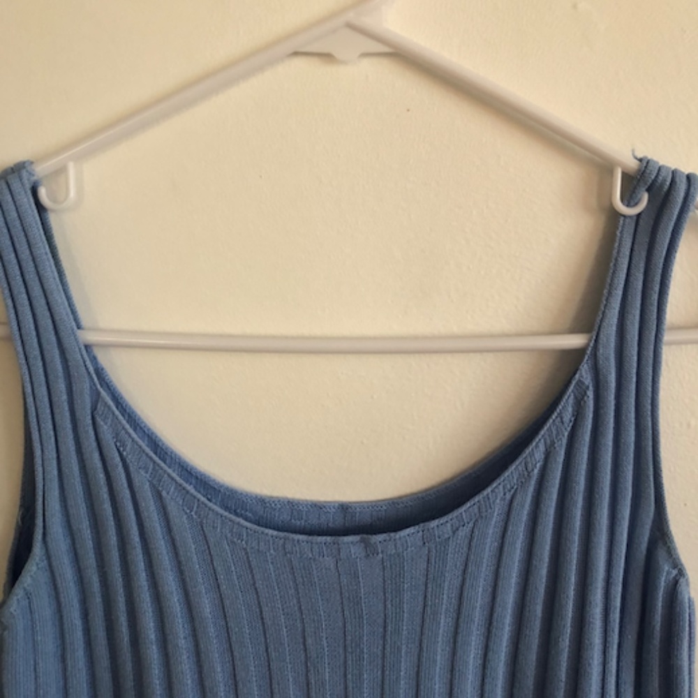 Blue Crop Top - Picture 3 of 4